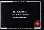 Image of aerial bombing experiments Virginia Capes United States USA, 1921, second 33 stock footage video 65675033213