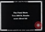 Image of aerial bombing experiments Virginia Capes United States USA, 1921, second 34 stock footage video 65675033213