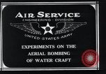 Image of aerial bomb experiments Virginia Capes United States USA, 1921, second 1 stock footage video 65675033215