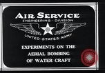 Image of aerial bomb experiments Virginia Capes United States USA, 1921, second 7 stock footage video 65675033215