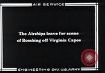 Image of aerial bomb experiments Virginia Capes United States USA, 1921, second 12 stock footage video 65675033215