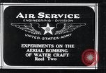 Standbild Fliegerbombe Experimente Virginia United States USA, 1921, aus Sekunde 1 historischem Filmmaterial Videoclip 65675033216
