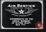 Standbild Fliegerbombe Experimente Virginia United States USA, 1921, aus Sekunde 3 historischem Filmmaterial Videoclip 65675033216