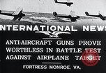 Immagine di Prove di antiaerea Hampton Virginia USA, 1921, secondo 3 filmato di repertorio 65675033219