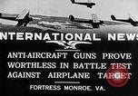 Immagine di Prove di antiaerea Hampton Virginia USA, 1921, secondo 9 filmato di repertorio 65675033219