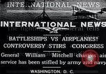 Image of Sinking of German Battleship Ostfriesland Chesapeake Bay Maryland USA, 1921, second 14 stock footage video 65675033221