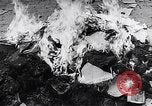 Image of burning books during the Hungarian Revolution Hungary, 1956, second 4 stock footage video 65675033230
