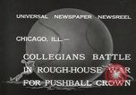 Immagine di Spingere la sfera corrispondono Chicago Illinois USA, 1932, secondo 4 filmato di repertorio 65675033275