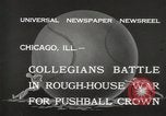 Immagine di Spingere la sfera corrispondono Chicago Illinois USA, 1932, secondo 6 filmato di repertorio 65675033275
