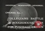 Immagine di Spingere la sfera corrispondono Chicago Illinois USA, 1932, secondo 9 filmato di repertorio 65675033275