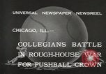Immagine di Spingere la sfera corrispondono Chicago Illinois USA, 1932, secondo 12 filmato di repertorio 65675033275