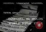 Standbild Frau Mary C Hettinger Tiffin Ohio USA, 1932, aus Sekunde 1 historischem Filmmaterial Videoclip 65675033277
