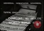 Standbild Frau Mary C Hettinger Tiffin Ohio USA, 1932, aus Sekunde 4 historischem Filmmaterial Videoclip 65675033277