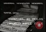 Standbild Frau Mary C Hettinger Tiffin Ohio USA, 1932, aus Sekunde 5 historischem Filmmaterial Videoclip 65675033277