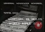 Standbild Frau Mary C Hettinger Tiffin Ohio USA, 1932, aus Sekunde 6 historischem Filmmaterial Videoclip 65675033277
