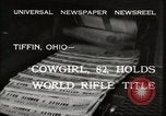 Standbild Frau Mary C Hettinger Tiffin Ohio USA, 1932, aus Sekunde 8 historischem Filmmaterial Videoclip 65675033277