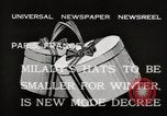 Image of hats Paris France, 1932, second 8 stock footage video 65675033278