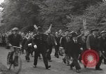 Image of British unemployed people march in protest United Kingdom, 1932, second 15 stock footage video 65675033280