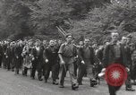Image of British unemployed people march in protest United Kingdom, 1932, second 29 stock footage video 65675033280