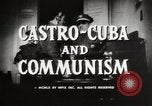 Image of Fidel Castro Cuba, 1959, second 7 stock footage video 65675033300