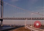 Immagine di Verrazzano Narrows Bridge Brooklyn New York City USA, 1971, secondo 27 filmato di repertorio 65675033334