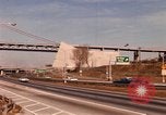 Image of Verrazzano-Narrows Bridge Brooklyn New York City USA, 1965, second 15 stock footage video 65675033335