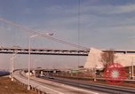 Image of Verrazzano-Narrows Bridge Brooklyn New York City USA, 1965, second 22 stock footage video 65675033335