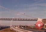 Image of Verrazzano-Narrows Bridge Brooklyn New York City USA, 1965, second 25 stock footage video 65675033335