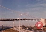 Image of Verrazzano-Narrows Bridge Brooklyn New York City USA, 1965, second 26 stock footage video 65675033335