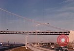 Image of Verrazzano-Narrows Bridge Brooklyn New York City USA, 1965, second 27 stock footage video 65675033335