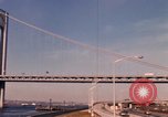 Image of Verrazzano-Narrows Bridge Brooklyn New York City USA, 1965, second 30 stock footage video 65675033335