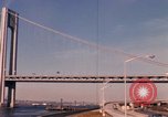 Image of Verrazzano-Narrows Bridge Brooklyn New York City USA, 1965, second 31 stock footage video 65675033335