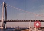 Image of Verrazzano-Narrows Bridge Brooklyn New York City USA, 1965, second 32 stock footage video 65675033335