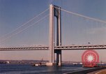 Image of Verrazzano-Narrows Bridge Brooklyn New York City USA, 1965, second 41 stock footage video 65675033335