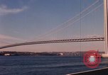 Image of Verrazzano-Narrows Bridge Brooklyn New York City USA, 1965, second 50 stock footage video 65675033335