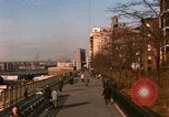 Image of Pedestrians on Brooklyn Queens Expressway New York City USA, 1965, second 3 stock footage video 65675033342