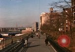 Image of Pedestrians on Brooklyn Queens Expressway New York City USA, 1965, second 4 stock footage video 65675033342