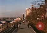 Image of Pedestrians on Brooklyn Queens Expressway New York City USA, 1965, second 6 stock footage video 65675033342