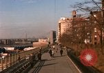 Image of Pedestrians on Brooklyn Queens Expressway New York City USA, 1965, second 16 stock footage video 65675033342