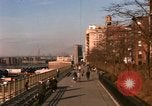 Image of Pedestrians on Brooklyn Queens Expressway New York City USA, 1965, second 18 stock footage video 65675033342