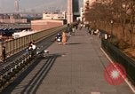 Image of Pedestrians on Brooklyn Queens Expressway New York City USA, 1965, second 32 stock footage video 65675033342