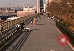 Image of Pedestrians on Brooklyn Queens Expressway New York City USA, 1965, second 34 stock footage video 65675033342