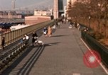Image of Pedestrians on Brooklyn Queens Expressway New York City USA, 1965, second 35 stock footage video 65675033342