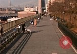 Image of Pedestrians on Brooklyn Queens Expressway New York City USA, 1965, second 36 stock footage video 65675033342