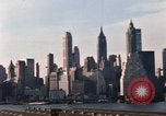 Image of Pedestrians on Brooklyn Queens Expressway New York City USA, 1965, second 49 stock footage video 65675033342