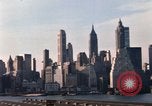 Image of Pedestrians on Brooklyn Queens Expressway New York City USA, 1965, second 50 stock footage video 65675033342