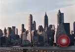 Image of Pedestrians on Brooklyn Queens Expressway New York City USA, 1965, second 53 stock footage video 65675033342