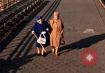 Image of Pedestrians on Brooklyn Queens Expressway New York City USA, 1965, second 61 stock footage video 65675033342