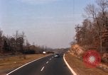 Image of Traffic on Palisades Parkway New York United States USA, 1965, second 58 stock footage video 65675033345