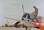 Standbild P-47N Thunderbolts der 464th Fighter Squadron Ryukyu Inseln, 1945, aus Sekunde 17 historischem Filmmaterial Videoclip 65675033358